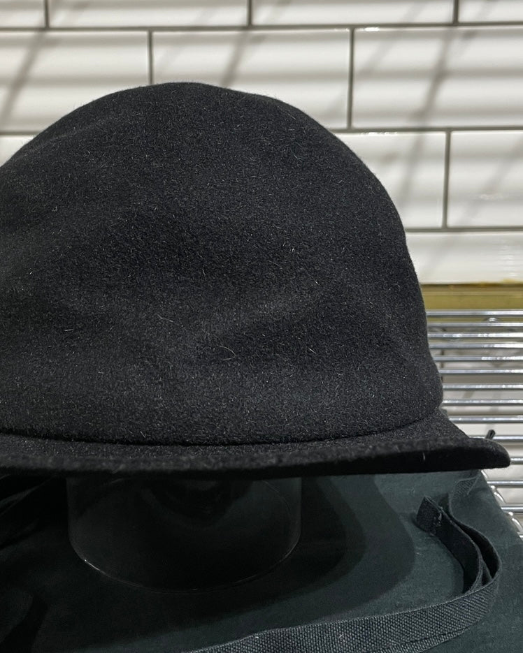 IRIES H.M. : RABBIT FUR FELT CAP with strap (H.M.7+N) – prasthana