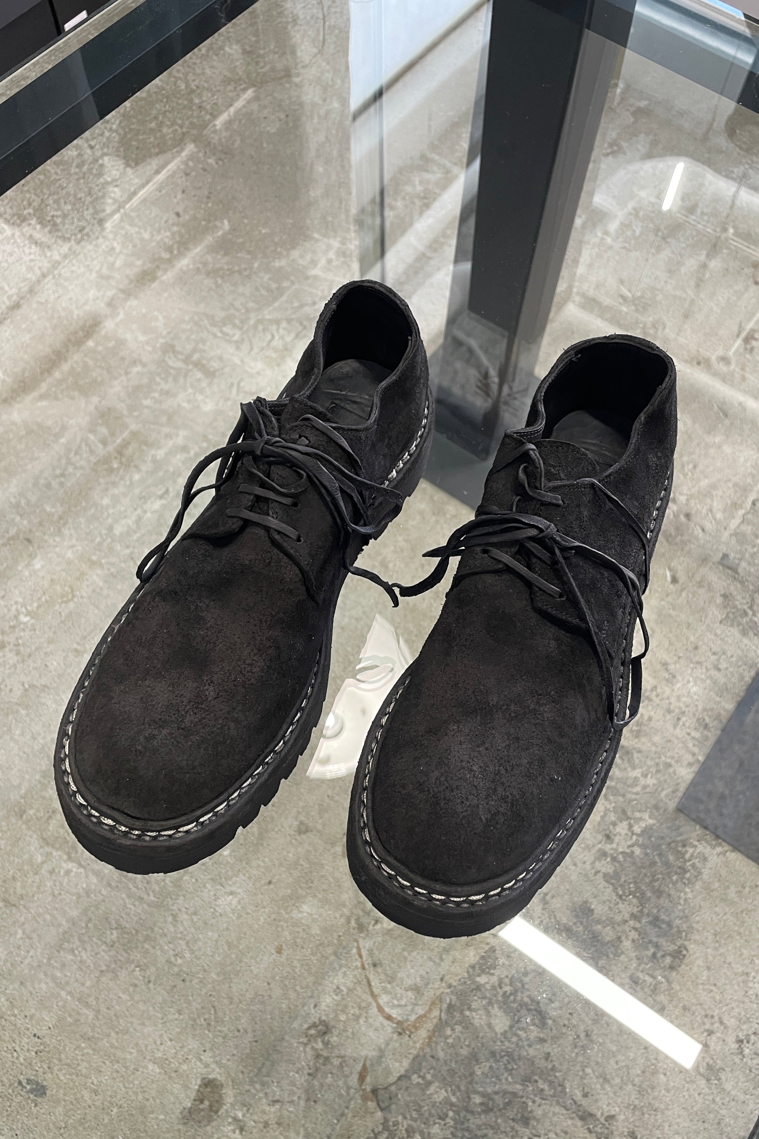 GUIDI : 792V_N HORSE REVERSE,LINED CLASSIC DERBY,SOLE RUBBER