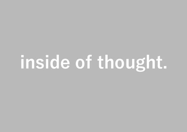 inside of thought.#3 [犀の角のようにただ独り歩め]