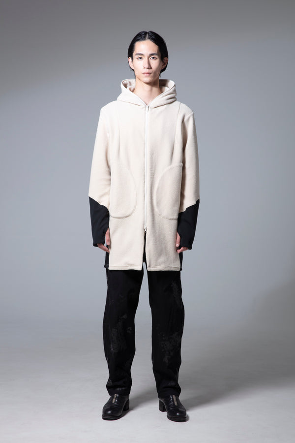 prasthana : mil fleece long parka