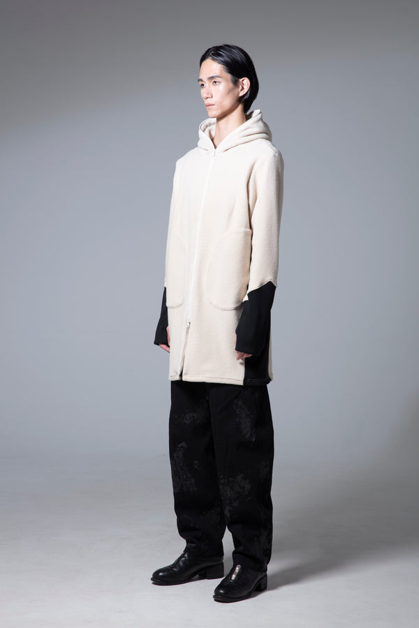 prasthana : mil fleece long parka