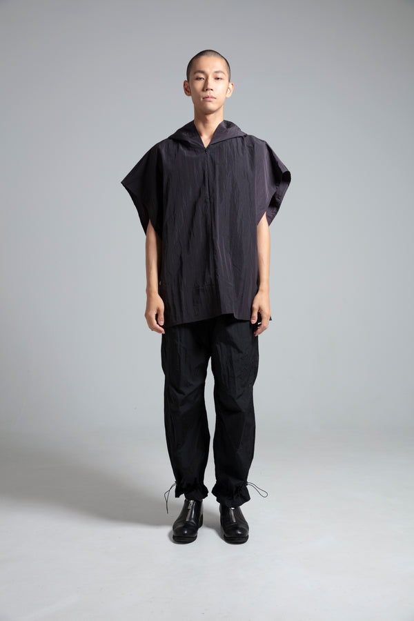 prasthana : monofil ripstop hooded poncho