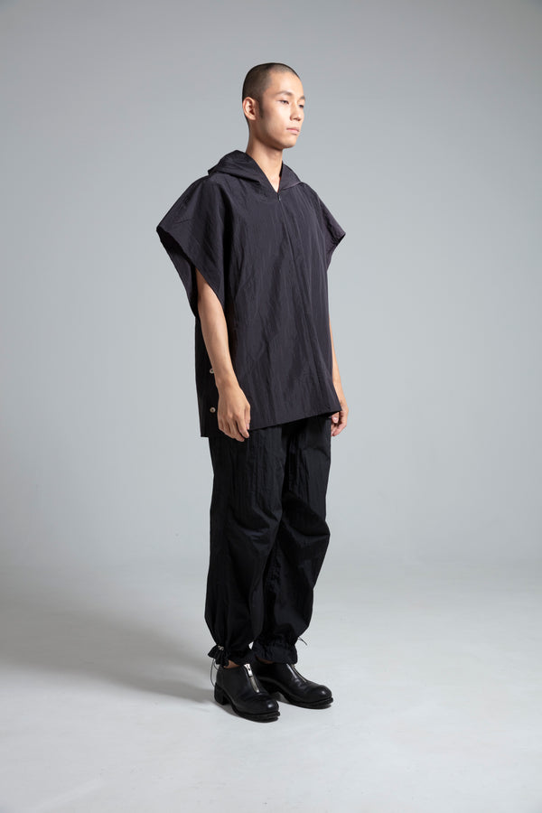 prasthana : monofil ripstop hooded poncho