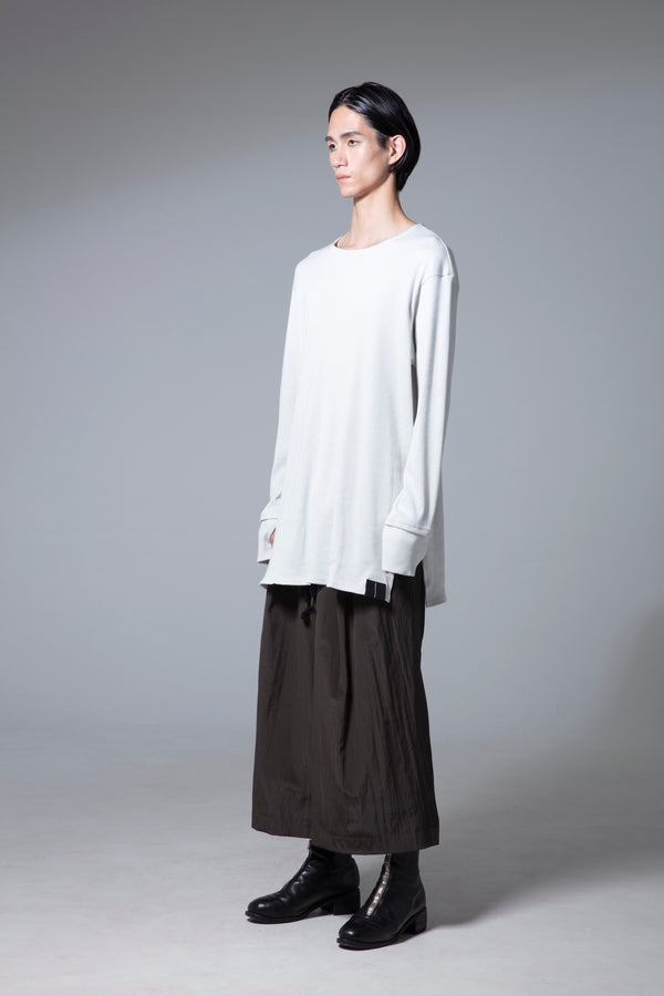 prasthana : base layer round neck #19_A(shiny rib)