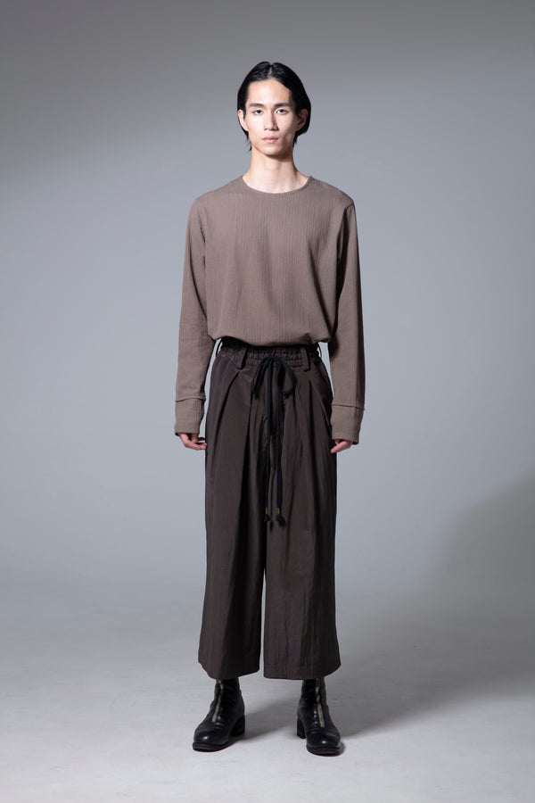 prasthana : LC2 袴 trousers A (WOOL/POLYESTER)