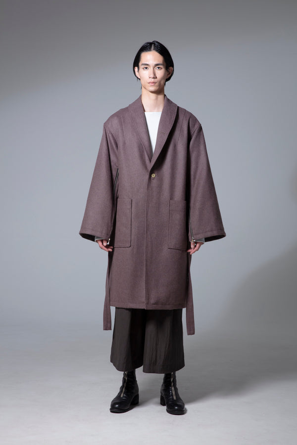 prasthana : LC1 robe coat (WOOL BEAVER)