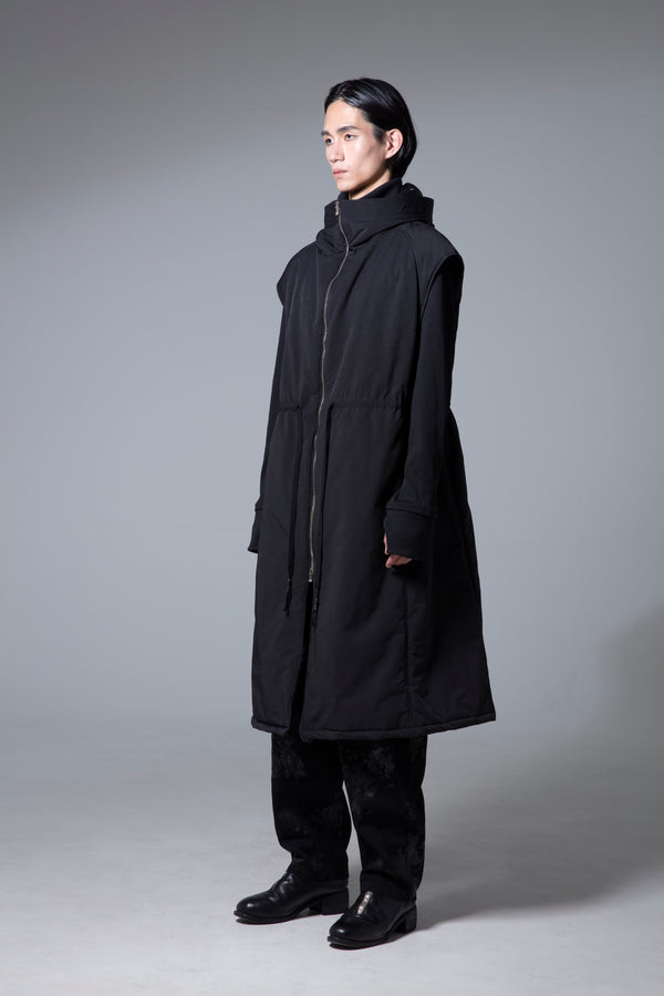 prasthana : chillbuster sleeve less parka TALL