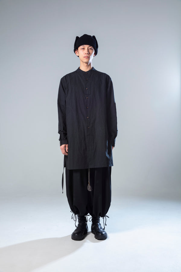 prasthana : strings raw edge over shirt