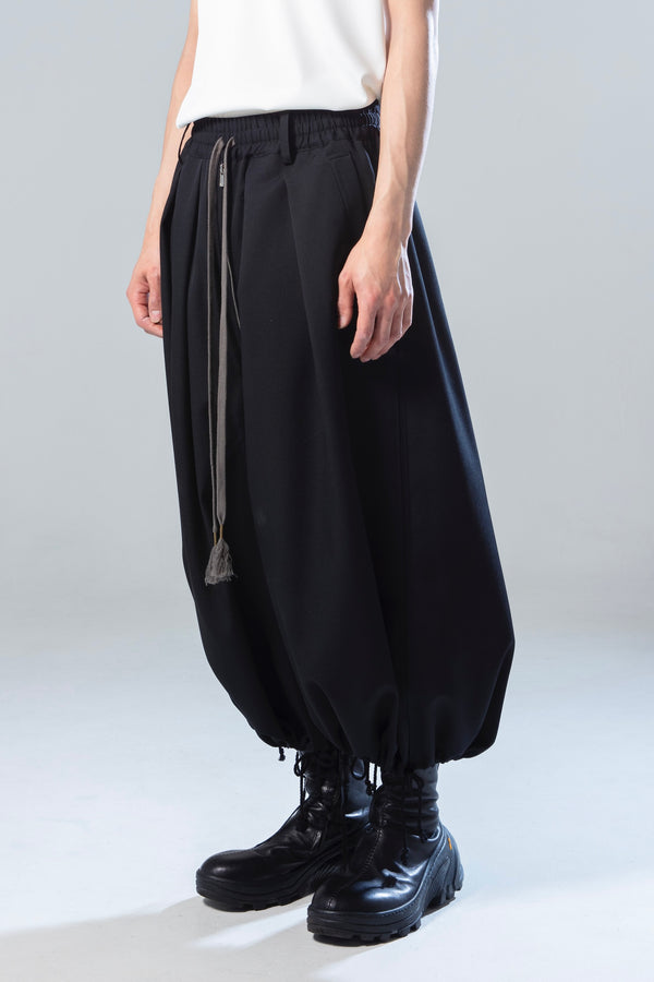 prasthana : LC5 袴 big balloon A_WOOL GABARDINE
