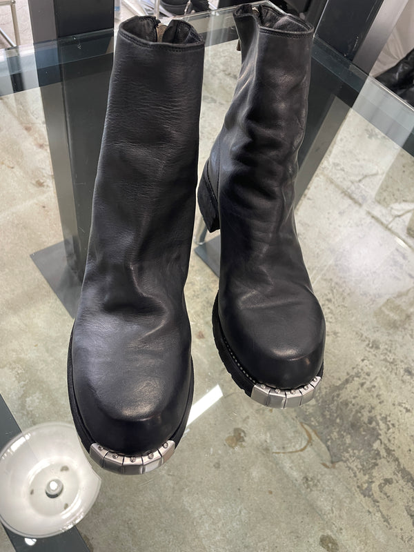 GUIDI : NB06V HORSE FULL GRAIN,LINED BACK ZIP BOOT,SOLE RUBBER