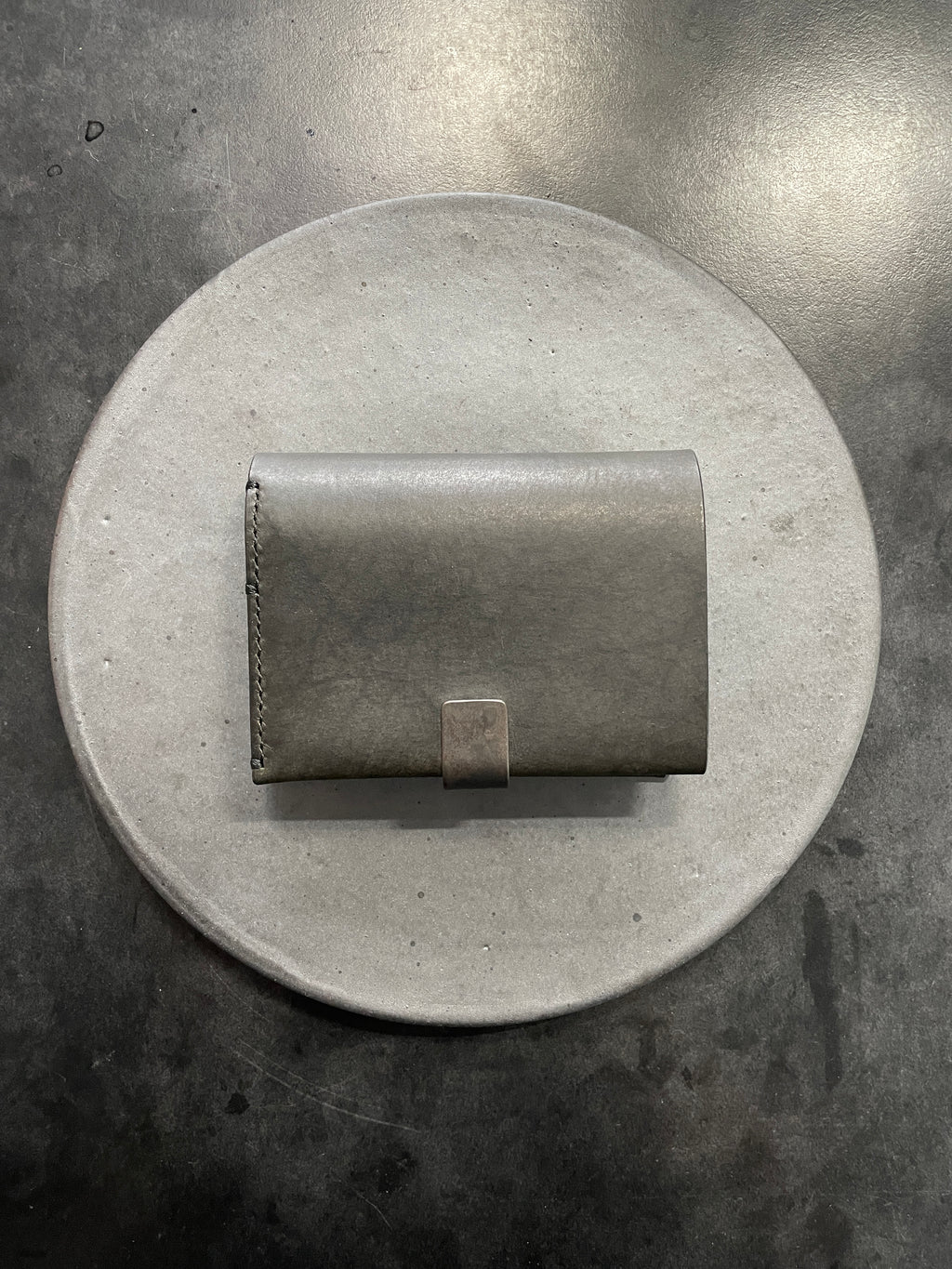 iolom : MINIMAL WALLET_DEAD STOCK GUIDI CALF_BRASS [io-07