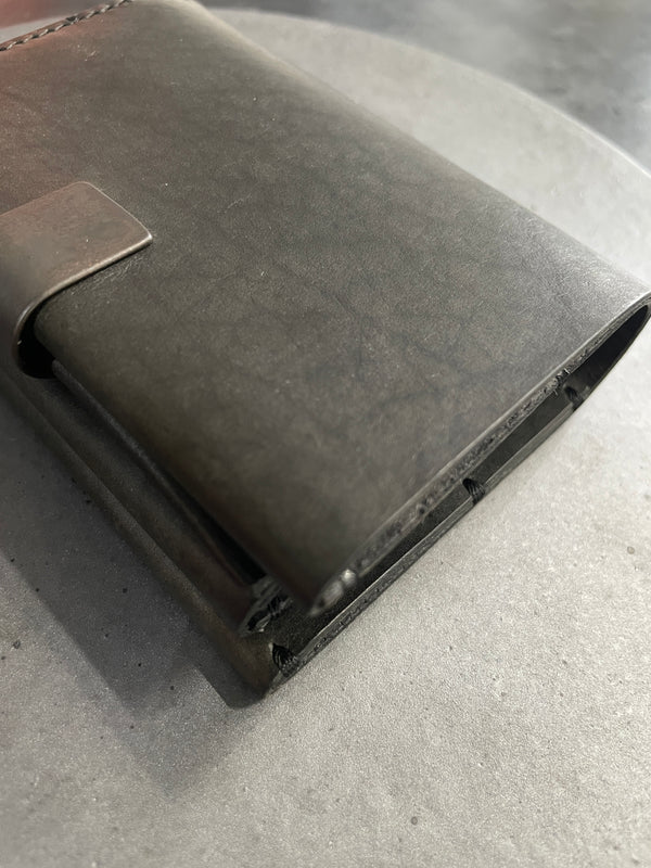 iolom : MINIMAL WALLET_DEAD STOCK GUIDI CALF_BRASS [io-07-014]