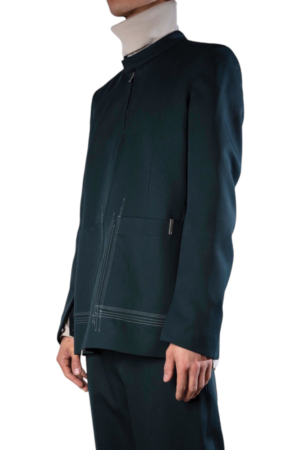 prasthana : LC1 trace stand neck jacket