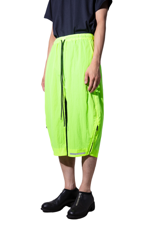 prasthana : modulation zip wide shorts